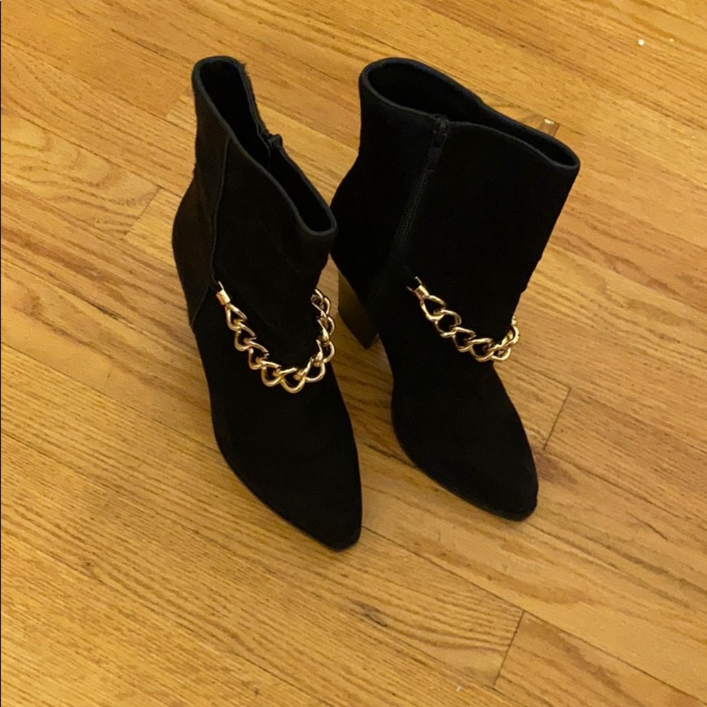 3.1 Phillip Lim Suede Heeled Boots - Size 38.5
